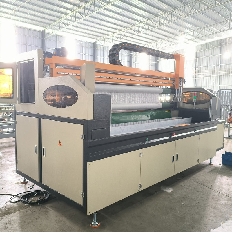 Điều khiển điện tử Pocket Spring Gluing Machine Nền tảng lắp ráp loại thủ công