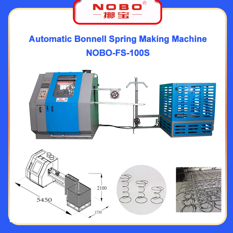Nội thất được chứng nhận Ce Máy cuộn lò xo lõi giường 90－100 lò xo / phút