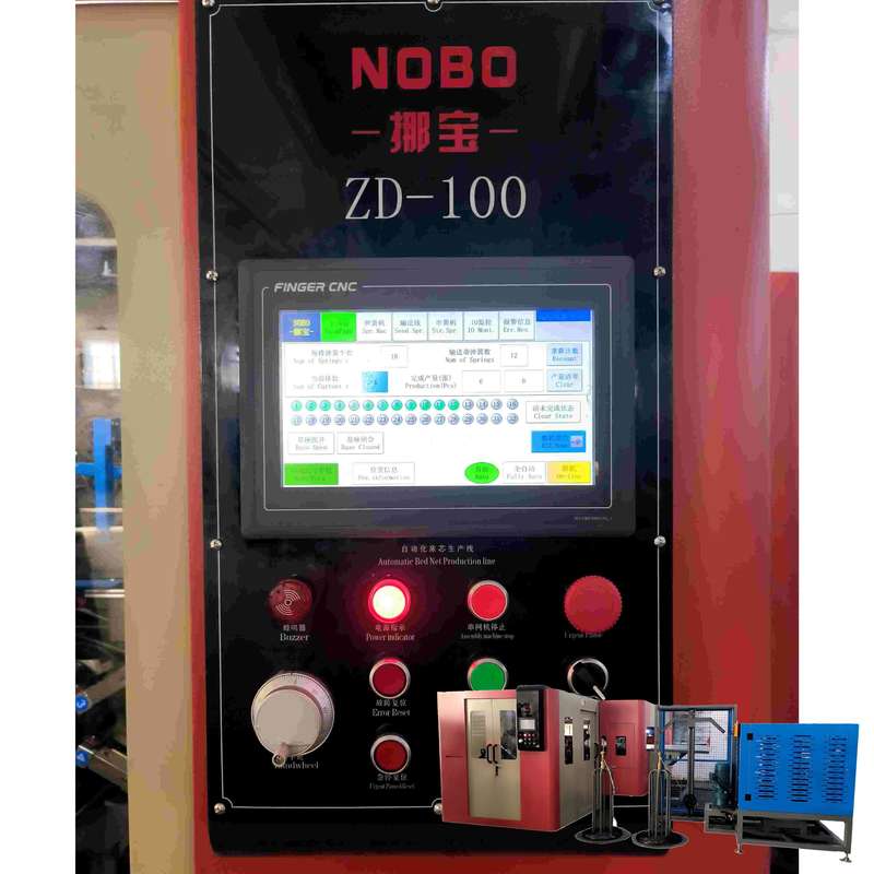 CNC bên đẩy dây chuyền nệm giường lưới sản xuất - NOBO-ZD-100S