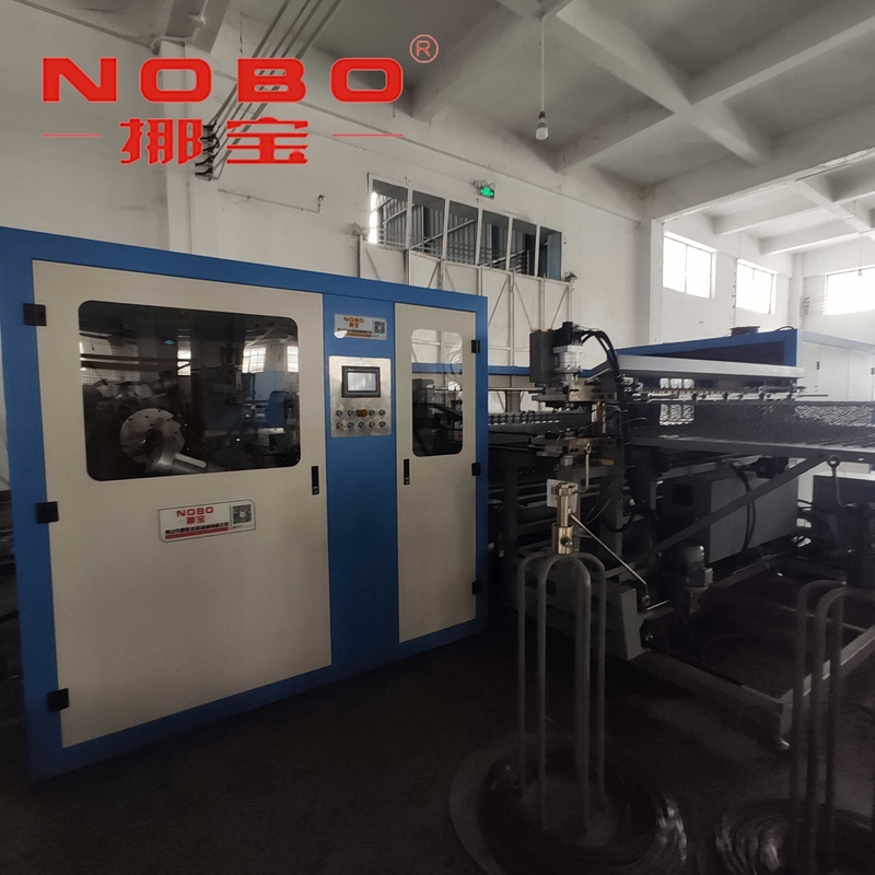 4-8 Chuyển dây chuyền sản xuất nệm lò xo Ba trong một Máy cuộn lò xo Bonnell